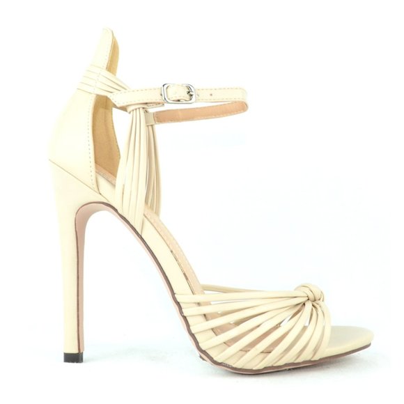 Chase + Chloe Shoes - STRAPPY KNOTTED HEELS